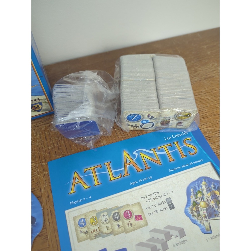 Atlantis - Board Game Amigo Games 2009 - 100% Complete - Cards Still Sealed - Picture 4 of 6